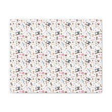 Sewing Elements White - Canvas Gallery Wraps