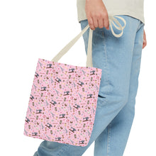 Sewing Elements Pink Tote Bag