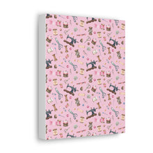 Sewing Elements Pink - Canvas Gallery Wraps