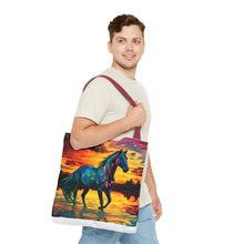 Colorful Modern Horse Tote Bag