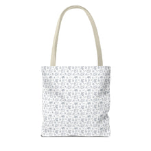 Outlined Sewing Elements Tote Bag