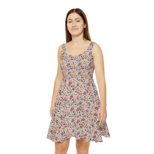 Watercolor Sewing Supplies 1 Skater Dress