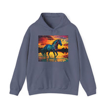 Colorful Modern Horse Unisex Heavy Blend™ Hooded Sweatshirt