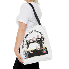 Cats and Sewing Tote Bag