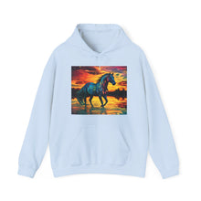 Colorful Modern Horse Unisex Heavy Blend™ Hooded Sweatshirt