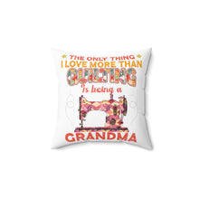 Quilting Grandma Spun Polyester Square Pillow