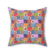 Quilted Pattern 1 Spun Polyester Square Pillow