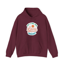 Just A Girl Crochet Unisex Heavy Blend™ Hooded Sweatshirt