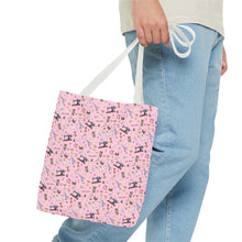 Sewing Elements Pink Tote Bag