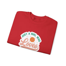 Just A Girl Crochet Unisex Heavy Blend™ Crewneck Sweatshirt