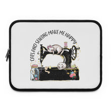 Cats and Sewing Laptop Sleeve