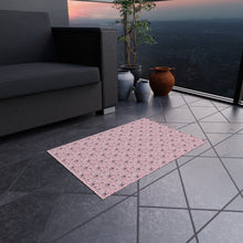 Sewing Elements Pink Outdoor Rug