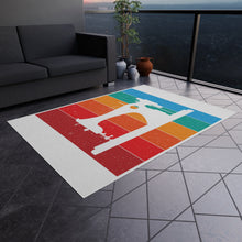 Retro Sewing Machine Outdoor Rug