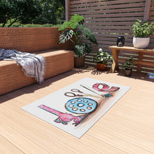 Sewing Love Outdoor Rug