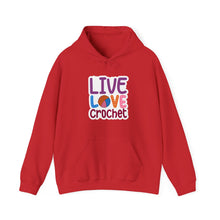 Live Love Crochet Unisex Heavy Blend™ Hooded Sweatshirt