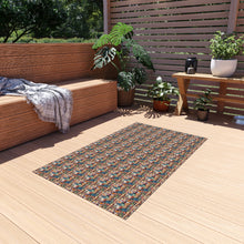 Watercolor Sewing Supplies 3 Outdoor Rug