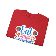 Eat Sleep Crochet Repeat Unisex Heavy Blend™ Crewneck Sweatshirt
