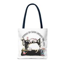 Cats and Sewing Tote Bag