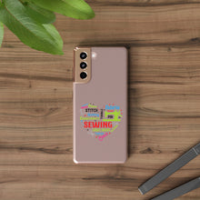 Colorful Sewing Word Cloud - Clear Cases