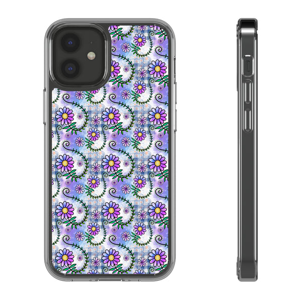 Floral Collage Pattern 2 - Clear Cases