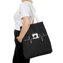 Sewing Machine Heart Beat Sewing Tote Bag