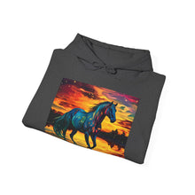 Colorful Modern Horse Unisex Heavy Blend™ Hooded Sweatshirt