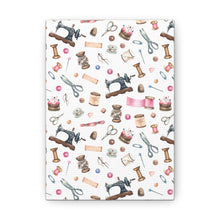 Sewing Elements White - Canvas Gallery Wraps