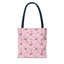 Sewing Elements Pink Tote Bag