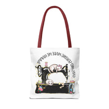 Cats and Sewing Tote Bag