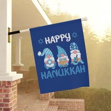 Happy Hanukkah Gnomes Garden & House Banner