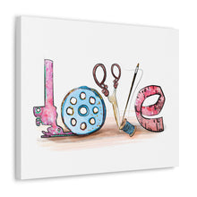 Sewing Love - Canvas Gallery Wraps