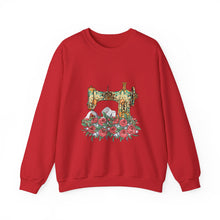 Retro Gorgeous Sewing Machine Unisex Heavy Blend™ Crewneck Sweatshirt