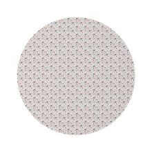 Sewing Elements White Round Rug