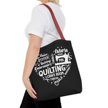 Quilting Word Cloud Tote Bag