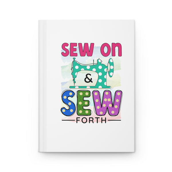 Sew On & Sew Forth Cloud Hardcover Journal Matte