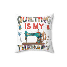 Quilting Therapy Spun Polyester Square Pillow