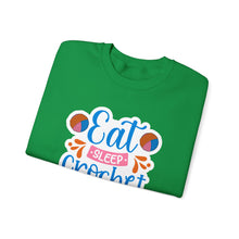 Eat Sleep Crochet Repeat Unisex Heavy Blend™ Crewneck Sweatshirt