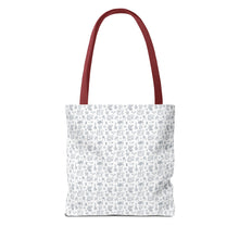 Outlined Sewing Elements Tote Bag