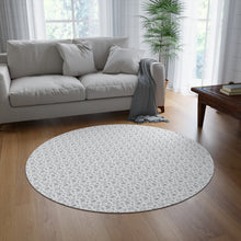 Outlined Sewing Elements Round Rug