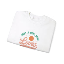 Just A Girl Crochet Unisex Heavy Blend™ Crewneck Sweatshirt