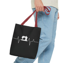 Sewing Machine Heart Beat Sewing Tote Bag