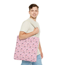 Sewing Elements Pink Tote Bag