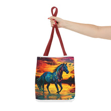 Colorful Modern Horse Tote Bag