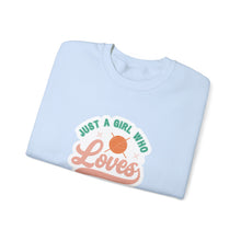 Just A Girl Crochet Unisex Heavy Blend™ Crewneck Sweatshirt