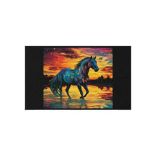 Colorful Modern Horse Outdoor Rug