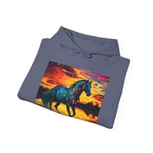 Colorful Modern Horse Unisex Heavy Blend™ Hooded Sweatshirt