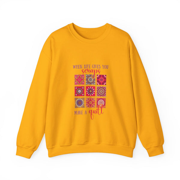 When Life Gives You Scraps Unisex Heavy Blend™ Crewneck Sweatshirt