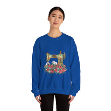 Retro Gorgeous Sewing Machine Unisex Heavy Blend™ Crewneck Sweatshirt