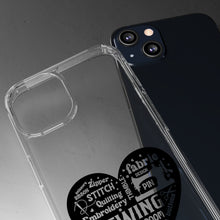 Black Sewing Word Cloud - Clear Cases