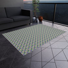 Floral Collage Pattern 1 Outdoor Rug